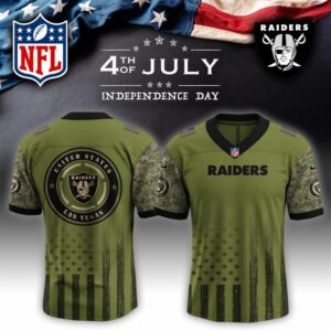Las Vegas Raiders x US Military 4th Of July Special Edition NFL Jersey