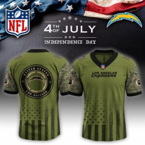 Los Angeles Chargers x US Military 4th Of July Special Edition NFL Jersey