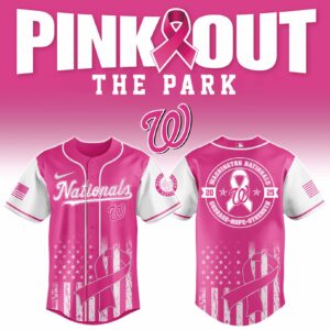 Washington Nationals x Pink Out Breast Cancer Special Edition Jersey