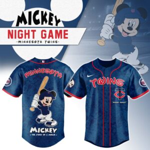 Minnesota Twins x Disney Mickey Mouse Night Game Special Edition Jersey