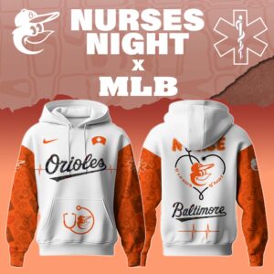 Baltimore Orioles x Nurses Appreciation Special Edition Unisex Hoodie