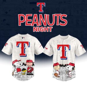 Texas Rangers x Peanuts Snoopy Special Edition Jersey