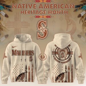 Seattle Mariners x Native American Heritage Month Special Edition Unisex Hoodie