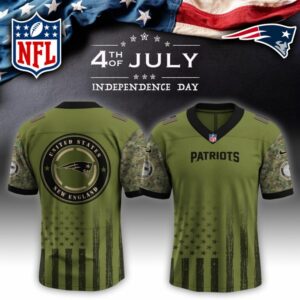 New England Patriots x US Military 4th Of July Special Edition NFL Jersey