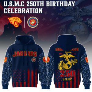 Jacksonville Jaguars x 250 Years Anniversary US Marine Corps U.S.M.C Special Edition Unisex Hoodie