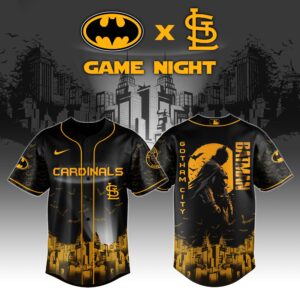 St. Louis Cardinals x Batman Night Game Special Edition Jersey
