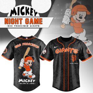 San Francisco Giants x Disney Mickey Mouse Night Game Special Edition Jersey
