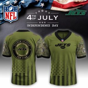 New York Jets x US Military 4th Of July Special Edition NFL Jersey