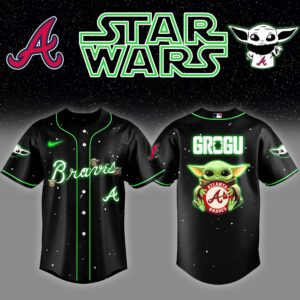 Atlanta Braves x Star Wars Grogu Baby Yoda Special Edition Jersey