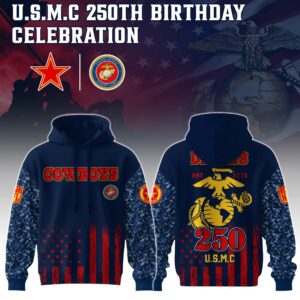 Dallas Cowboys x 250 Years Anniversary US Marine Corps U.S.M.C Special Edition Unisex Hoodie