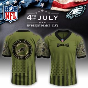 Philadelphia Eagles x US Military 4th Of July Special Edition NFL Jersey