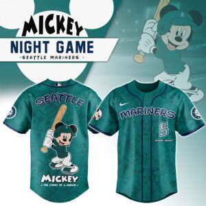 Seattle Mariners x Disney Mickey Mouse Night Game Special Edition Jersey