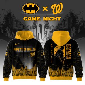 Washington Nationals x Batman Night Game Special Edition Unisex Hoodie