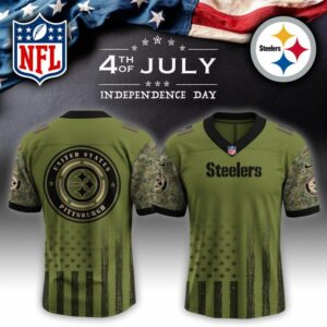 Pittsburgh Steelers x US Military 4th Of July Special Edition NFL Jersey