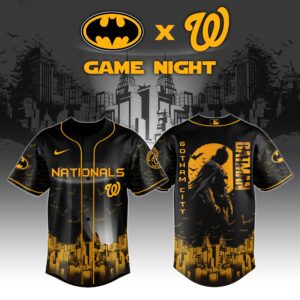 Washington Nationals x Batman Night Game Special Edition Jersey