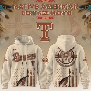Texas Rangers x Native American Heritage Month Special Edition Unisex Hoodie