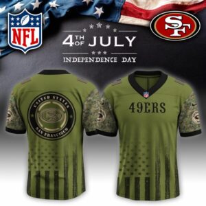 San Francisco 49ers x US Military 4th Of July Special Edition NFL Jersey