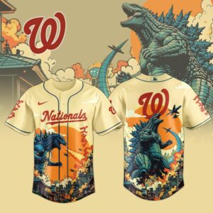 Washington Nationals x Godzilla Kaiju Special Edition Jersey