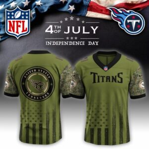 Tennessee Titans x US Military 4th Of July Special Edition NFL Jersey