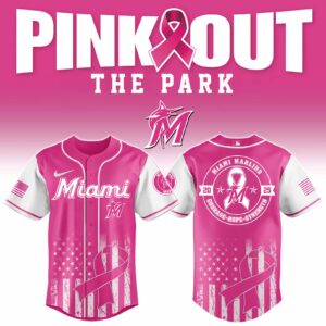 Miami Marlins x Pink Out Breast Cancer Special Edition Jersey