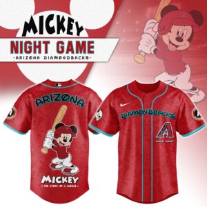 Arizona Diamondbacks x Disney Mickey Mouse Night Game Special Edition Jersey