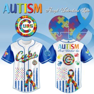 Chicago Cubs x Autism Awareness Special Edition Jersey