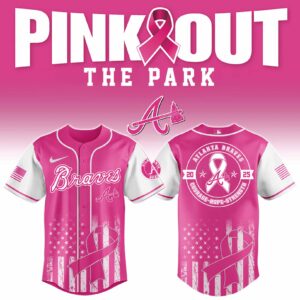 Atlanta Braves x Pink Out Breast Cancer Special Edition Jersey