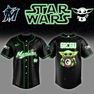 Miami Marlins x Star Wars Grogu Baby Yoda Special Edition Jersey