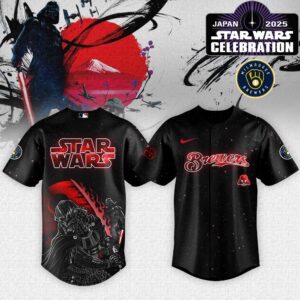 Milwaukee Brewers x Star Wars Darth Vader Japanese Style Special Edition Jersey