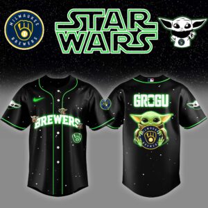 Milwaukee Brewers x Star Wars Grogu Baby Yoda Special Edition Jersey