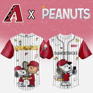 Arizona Diamondbacks x Peanuts Snoopy And The Commissioner's Trophy Special Edition Jersey