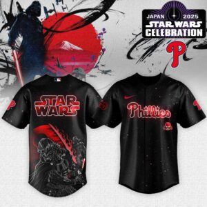 Philadelphia Phillies x Star Wars Darth Vader Japanese Style Special Edition Jersey