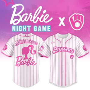 Milwaukee Brewers x Barbie Night Game V2 Special Edition Jersey