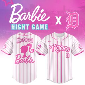 Detroit Tigers x Barbie Night Game V2 Special Edition Jersey