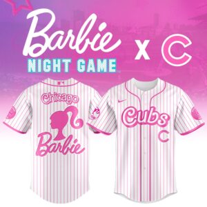 Chicago Cubs x Barbie Night Game V2 Special Edition Jersey