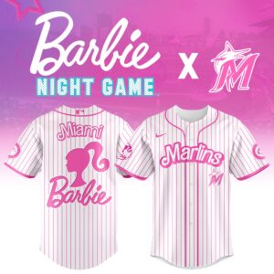 Miami Marlins x Barbie Night Game V2 Special Edition Jersey