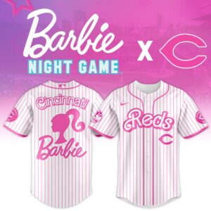 Cincinnati Reds x Barbie Night Game V2 Special Edition Jersey