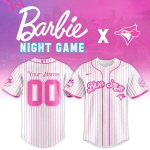 Toronto Blue Jays x Barbie Night Game Personalized Custom Jersey