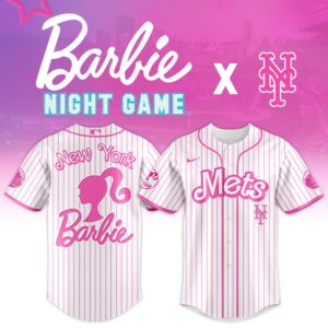 New York Mets x Barbie Night Game V2 Special Edition Jersey