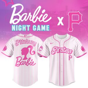 Pittsburgh Pirates x Barbie Night Game V2 Special Edition Jersey