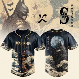 Seattle Mariners x Batman Japanese Style Special Edition Jersey
