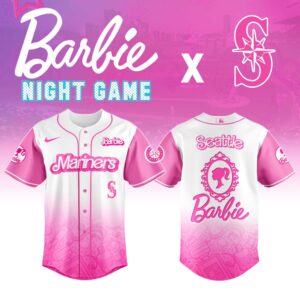 Seattle Mariners x Barbie Night Game Special Edition Jersey