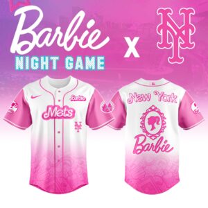 New York Mets x Barbie Night Game Special Edition Jersey
