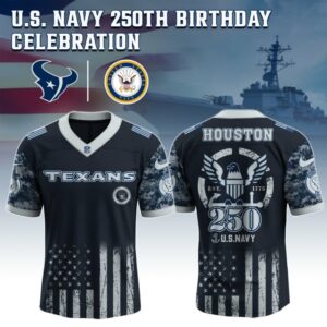 Houston Texans x 250 Years Anniversary US Navy Special Edition NFL Jersey