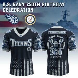 Tennessee Titans x 250 Years Anniversary US Navy Special Edition NFL Jersey