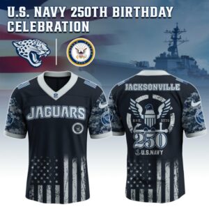 Jacksonville Jaguars x 250 Years Anniversary US Navy Special Edition NFL Jersey