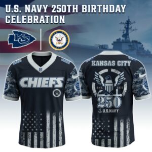 Kansas City Chiefs x 250 Years Anniversary US Navy Special Edition NFL Jersey