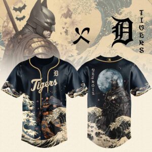 Detroit Tigers x Batman Japanese Style Special Edition Jersey