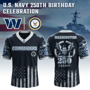 Washington Commanders x 250 Years Anniversary US Navy Special Edition NFL Jersey