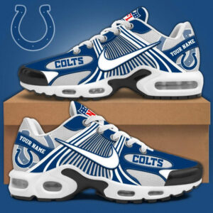Indianapolis Colts x Personalized Air Max Plus Sneakers Sport Shoes V2 Special Edition